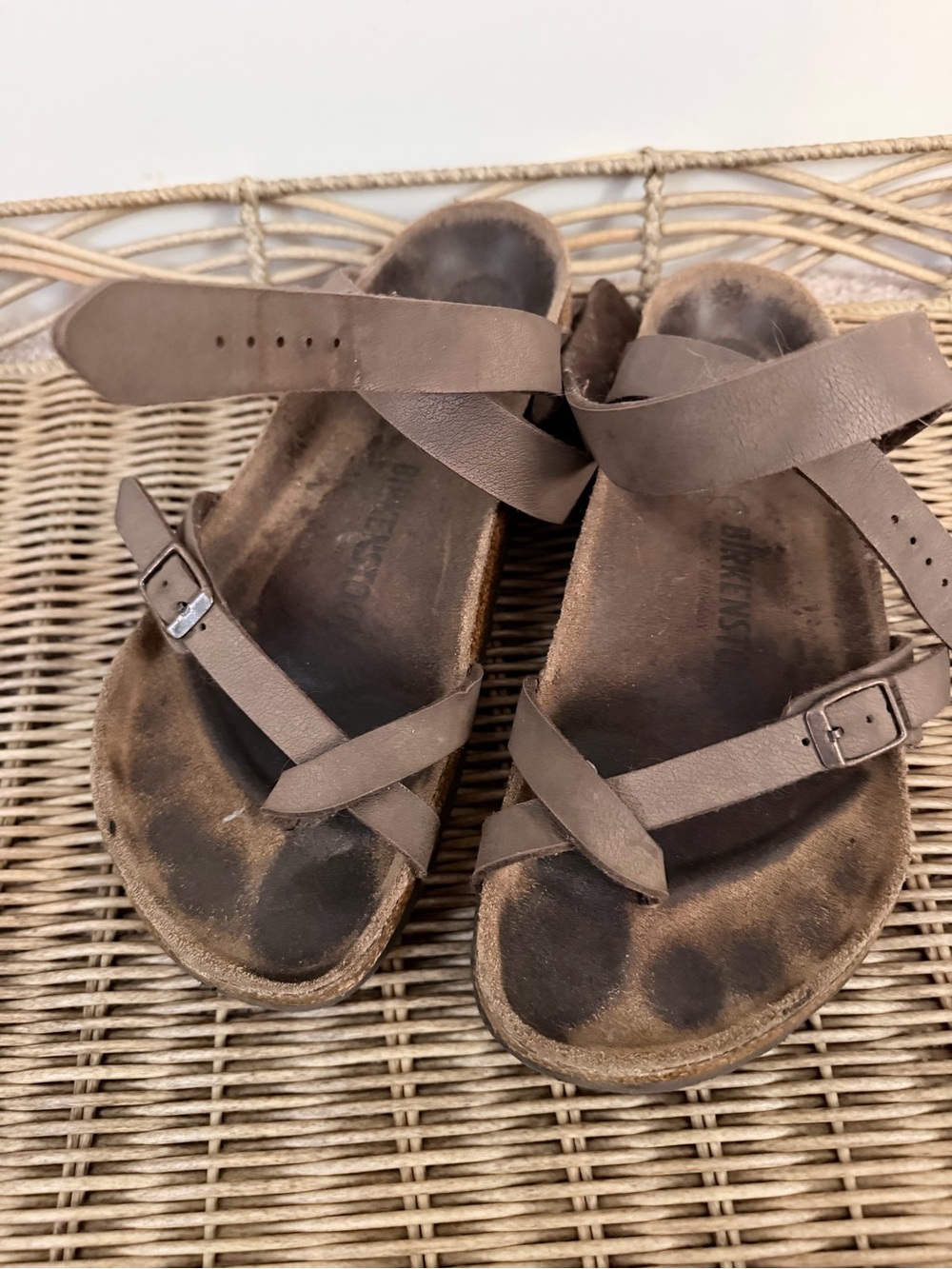 Birkenstock Yara ankle wrap sandals sz 39